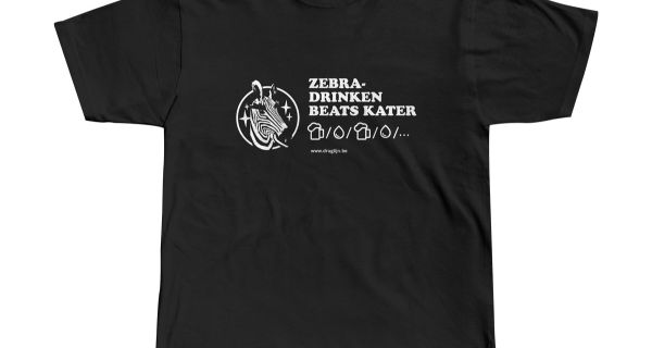Zebradrinken-T-shirt.